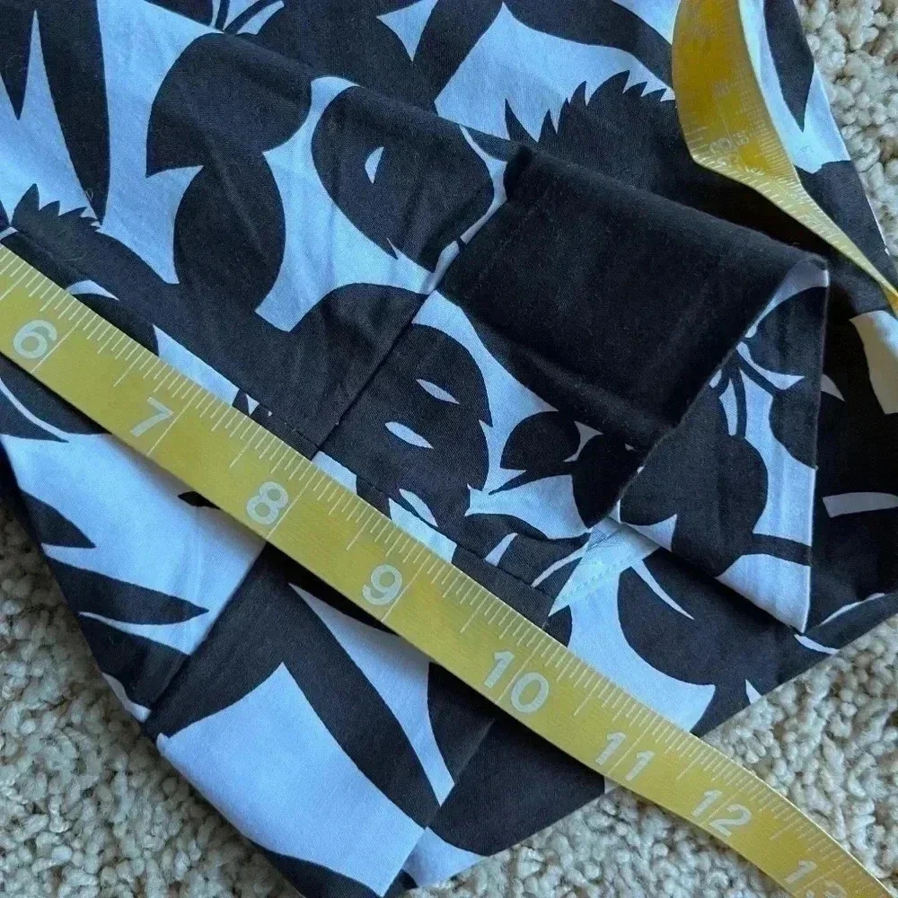 Kate Spade ♠️ Shorts Parrot Print Brown White 4 - Picture 6 of 8